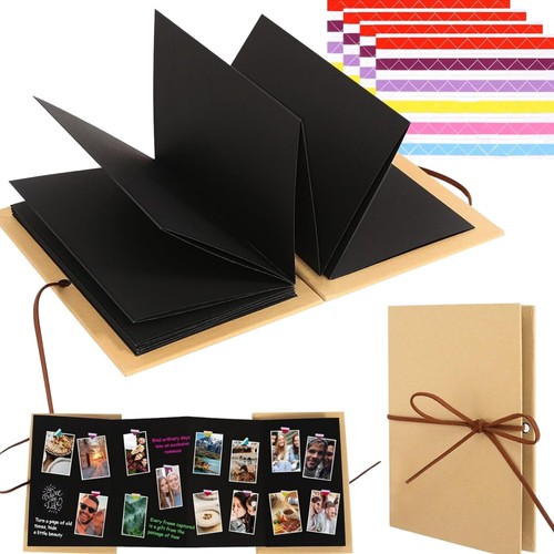 Mini fotoalbum schwarz - fotoalbum, 2