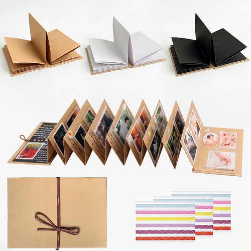 3stück diy leporello mini - diy,