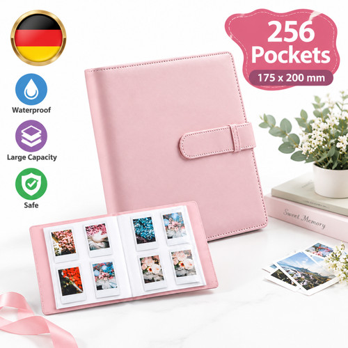 Transparent fotoalbum leder - transparent, pu-leder