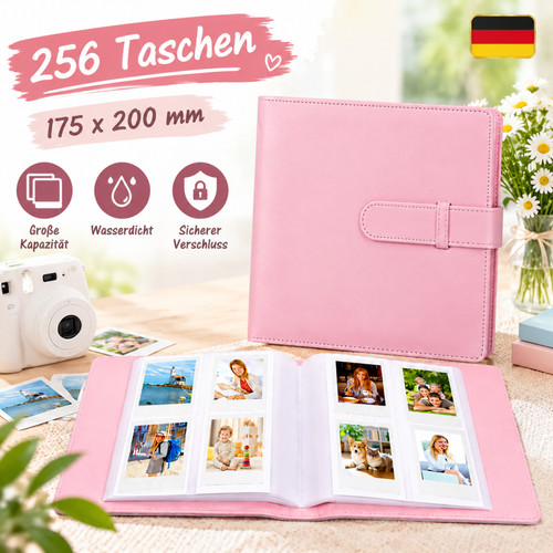 Mini fotoalbum leder 175 - 175, x