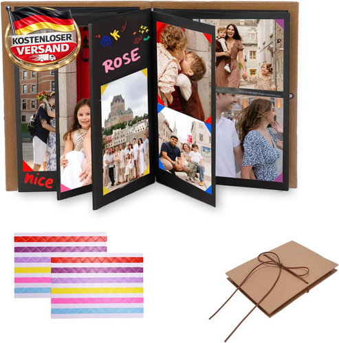 Mini fotoalbum zoll diy - fotoalbum,
