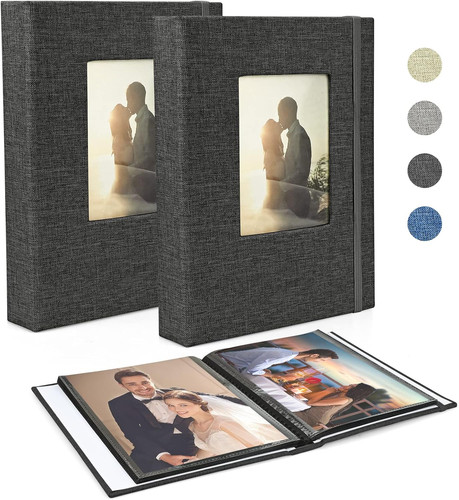 Klein mini leinen fotoalbum - klein,